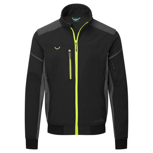 EV4 Softshell bomber bunda (3L), čierna